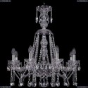 1413/8/220/XL-73/Ni Хрустальная подвесная люстра Bohemia Ivele Crystal