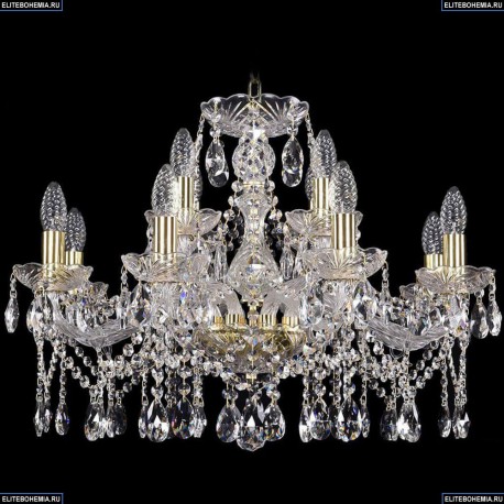 1413/8+4/220/G Хрустальная подвесная люстра Bohemia Ivele Crystal