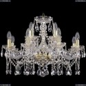 1413/8+4/220/G Хрустальная подвесная люстра Bohemia Ivele Crystal