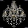 1415/10+5/220/2d/G Хрустальная подвесная люстра Bohemia Ivele Crystal