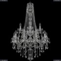1415/10+5/220/h-102/2d/Ni Хрустальная подвесная люстра Bohemia Ivele Crystal