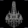 1415/10+5/220/h-102/2d/Ni Хрустальная подвесная люстра Bohemia Ivele Crystal