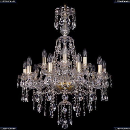 1415/10+5/220/XL-86/G Хрустальная подвесная люстра Bohemia Ivele Crystal