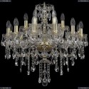 1415/12+6/220/G Хрустальная подвесная люстра Bohemia Ivele Crystal