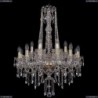 1415/12+6/220/h-86/G Хрустальная подвесная люстра Bohemia Ivele Crystal