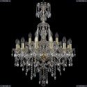1415/12+6/220/XL-86/G Хрустальная подвесная люстра Bohemia Ivele Crystal