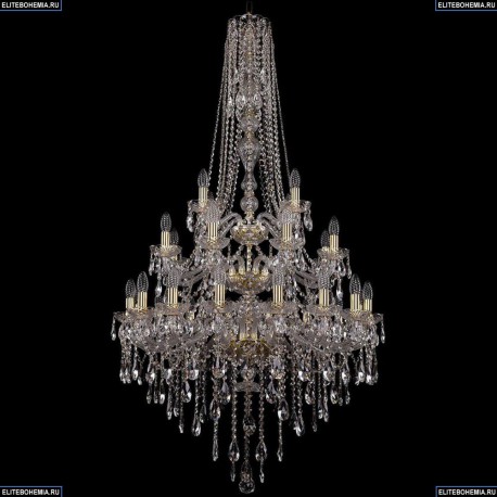 1415/16+8+4/300/h-155/3d/G Хрустальная подвесная люстра Bohemia Ivele Crystal