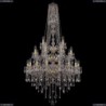1415/16+8+4/300/h-155/3d/G Хрустальная подвесная люстра Bohemia Ivele Crystal