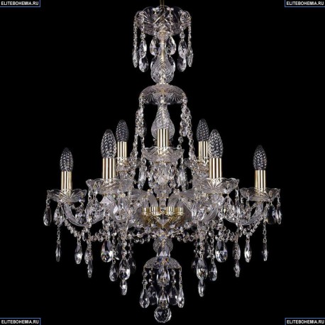 1415/6+3/200/XL-77/G Хрустальная подвесная люстра Bohemia Ivele Crystal