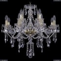 1415/8+4/220/G Хрустальная подвесная люстра Bohemia Ivele Crystal
