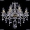 1415/8+4/220/G Хрустальная подвесная люстра Bohemia Ivele Crystal