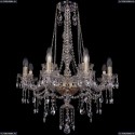 1415/8+4/220/h-86/G Хрустальная подвесная люстра Bohemia Ivele Crystal