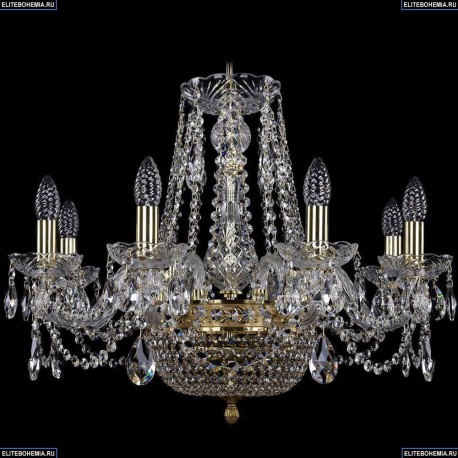 1450/8/160/250/G Хрустальная подвесная люстра Bohemia Ivele Crystal