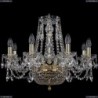 1450/8/160/250/G Хрустальная подвесная люстра Bohemia Ivele Crystal
