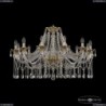 16113/12/360 G Хрустальная подвесная люстра с металлической чашкой Bohemia Ivele Crystal