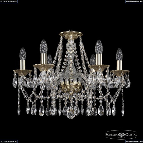 16113/6/200 G Хрустальная подвесная люстра с металлической чашкой Bohemia Ivele Crystal