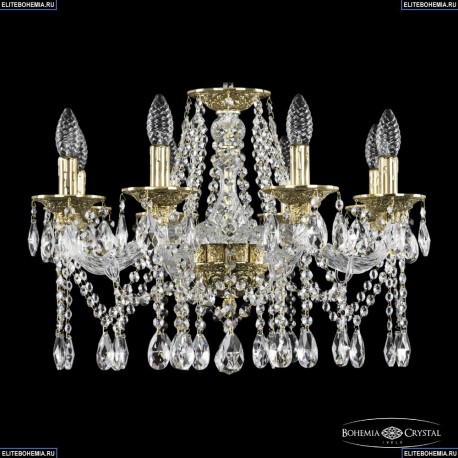 16113/8/200 G Хрустальная подвесная люстра с металлической чашкой Bohemia Ivele Crystal