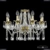 16113/8/200 G Хрустальная подвесная люстра с металлической чашкой Bohemia Ivele Crystal