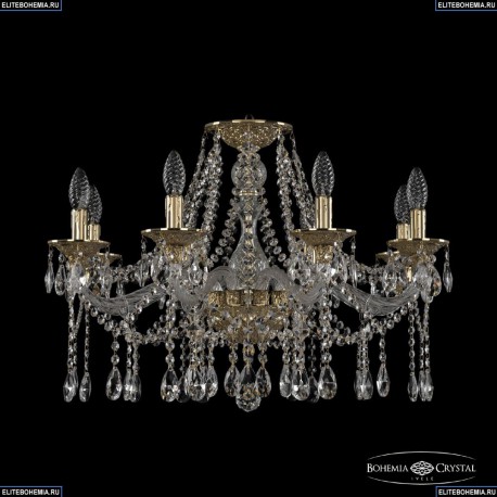 16113/8/240 G Хрустальная подвесная люстра с металлической чашкой Bohemia Ivele Crystal