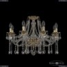 16113/8/240 G Хрустальная подвесная люстра с металлической чашкой Bohemia Ivele Crystal