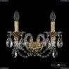 16102B/2/165/XL G Хрустальное бра с металлической чашкой Bohemia Ivele Crystal