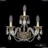 16102B/2+1/141 GB Хрустальное бра с металлической чашкой Bohemia Ivele Crystal