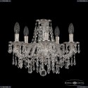 16103/5/141 Ni Хрустальная подвесная люстра с металлической чашкой Bohemia Ivele Crystal