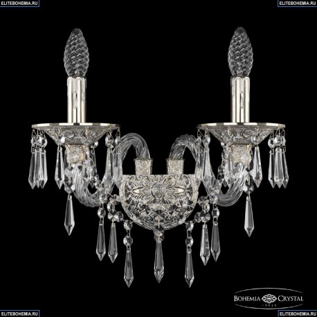 16103B/2/165/XL GW Хрустальное бра с металлической чашкой Bohemia Ivele Crystal