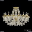 16109/16/300 G Хрустальная подвесная люстра с металлической чашкой Bohemia Ivele Crystal