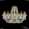 16109/16/300 G Хрустальная подвесная люстра с металлической чашкой Bohemia Ivele Crystal