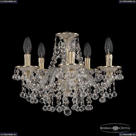 16109/5/141 GW Хрустальная подвесная люстра с металлической чашкой Bohemia Ivele Crystal