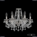 16109/6/165 Ni Хрустальная подвесная люстра с металлической чашкой Bohemia Ivele Crystal