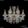 16109/8+4/195 G Хрустальная подвесная люстра с металлической чашкой Bohemia Ivele Crystal