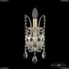 16111B/1/141 GW Хрустальное бра с металлической чашкой Bohemia Ivele Crystal