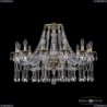 16113/12/300 GB Хрустальная подвесная люстра с металлической чашкой Bohemia Ivele Crystal