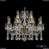 16113/8+4/200 GB Хрустальная подвесная люстра с металлической чашкой Bohemia Ivele Crystal