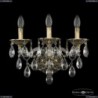 16115B/3/165/XL GB Хрустальное бра с металлической чашкой Bohemia Ivele Crystal