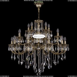 1722/10+5+5/300/B/GB Большая хрустальная подвесная люстра Bohemia Ivele Crystal