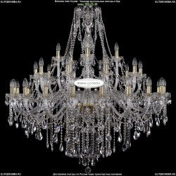 1415/20+10+5/460-132/G Большая хрустальная люстра Bohemia Ivele Crystal