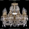 1702/10/CK125IV/C/G Хрустальная подвесная люстра Bohemia Ivele Crystal