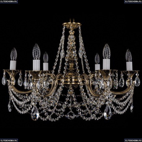 1702/6/250/C/GB Хрустальная подвесная люстра Bohemia Ivele Crystal