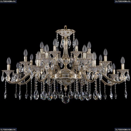 1709/24/410/A/GW Большая хрустальная подвесная люстра Bohemia Ivele Crystal