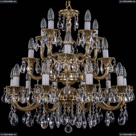 1732/10+5+5/250/A/GB Хрустальная подвесная люстра Bohemia Ivele Crystal