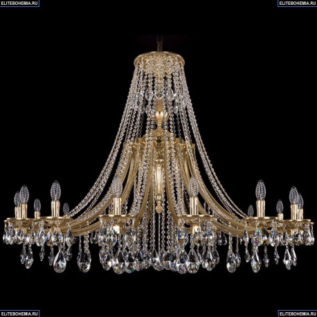 1771/16/490/A/G Хрустальная подвесная люстра Bohemia Ivele Crystal