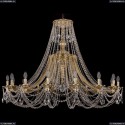 1771/16/490/C/G Хрустальная подвесная люстра Bohemia Ivele Crystal
