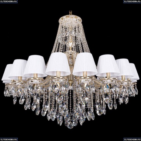 1771/20/410/B/GW/SH32-160 Хрустальная большая люстра Bohemia Ivele Crystal