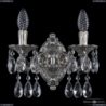 7102B11/2/125 A Ni Бра под бронзу из латуни Bohemia Ivele Crystal