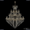71104/16+8+8/550/3D B GB Y1 Подвесная люстра под бронзу из латуни Bohemia Ivele Crystal