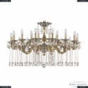 71105/24/365 A GS Подвесная люстра под бронзу из латуни Bohemia Ivele Crystal