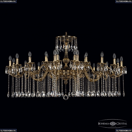 71105/24/590 A GB Подвесная люстра под бронзу из латуни Bohemia Ivele Crystal